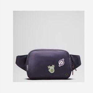 Lululemon Peloton Purple Everywhere Belt Bag with Pins; 2L